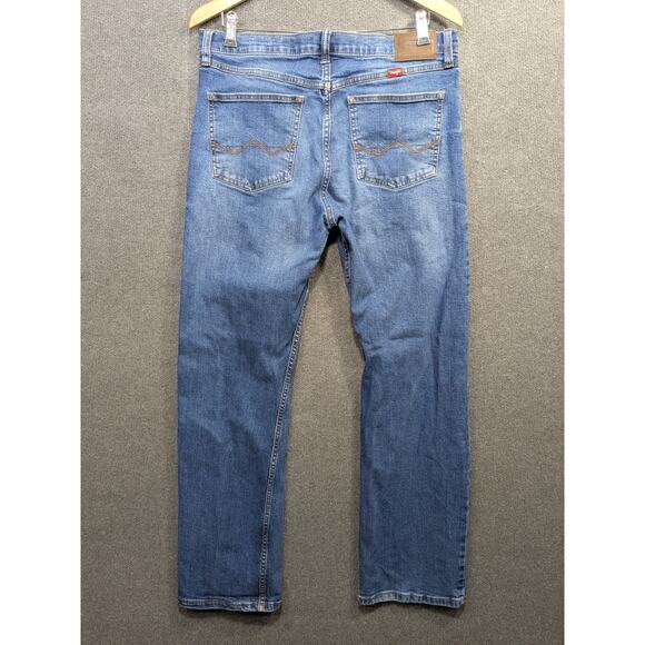 Wrangler Jeans Mens 34x32 Relaxed Boot Cut Stretch Cowboy Rodeo Country - Picture 6 of 11